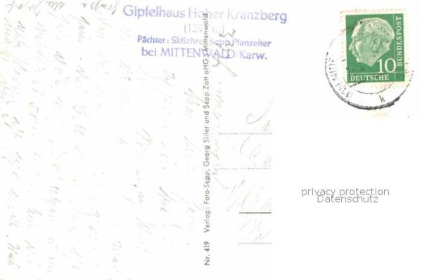 Mittenwald Bayern Kranzberghaus – Bild 2