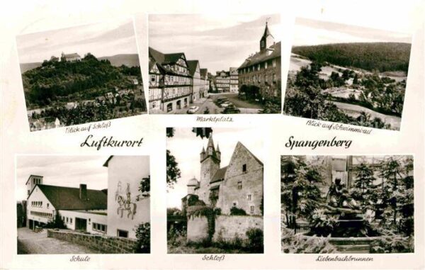 Spangenberg Hessen Schloss Schule Liebenbachbrunnen Marktp