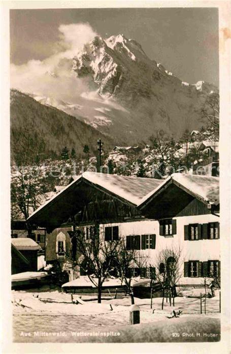 Mittenwald Bayern Wettersteinspitze