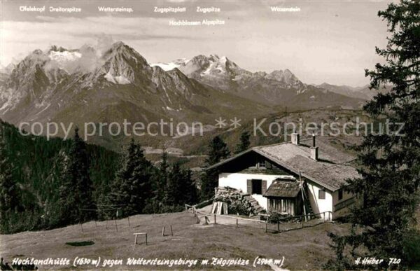 Wetterstein Hochlandhütte Wettergebirge