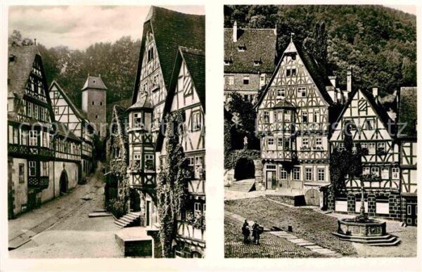 Miltenberg Main Partien am Marktplatz