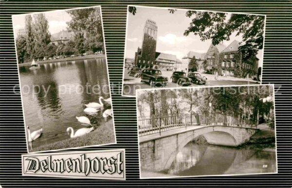 Delmenhorst Brücke Marktplatz Schwanenteich