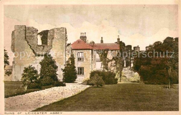 Leicester United Kingdom Ruine der Abtei