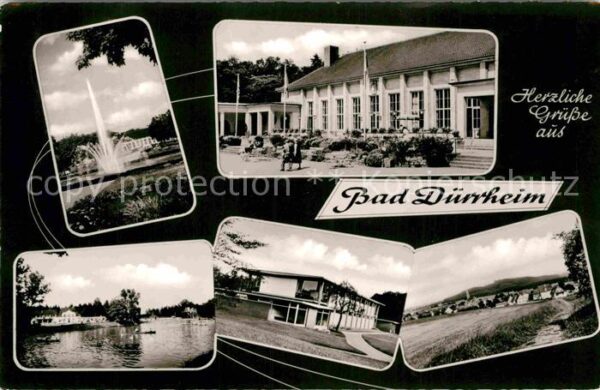 Bad Duerrheim Fontäne Kurgarten Kurhaus