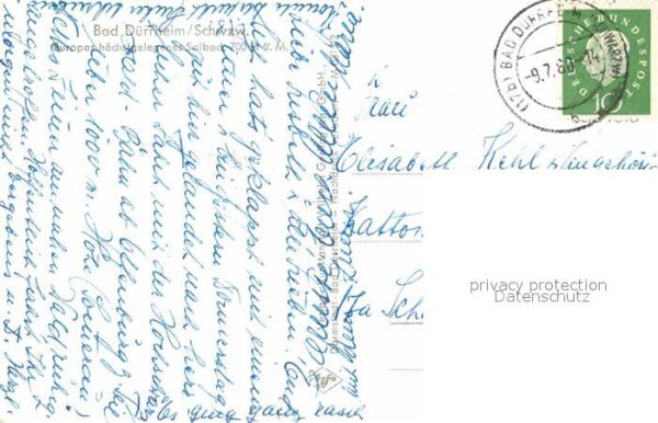 Bad Duerrheim Fontäne Kurgarten Kurhaus – Bild 2