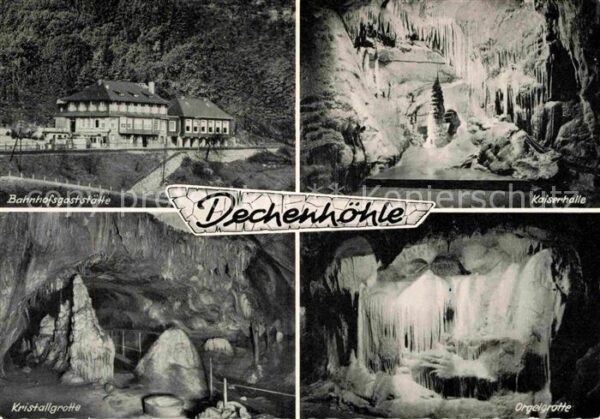 Dechenhoehle Bahnhofsgaststätte Kristallgrotte Orgel