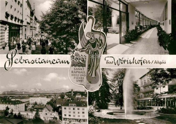 Bad Woerishofen Fussgängerzone Kuranstalt Sebastianeum