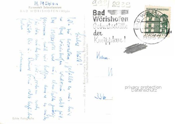 Bad Woerishofen Fussgängerzone Kuranstalt Sebastianeum – Bild 2