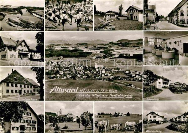Altusried Fliegeraufnahme Gasthof zum Rössle Emme