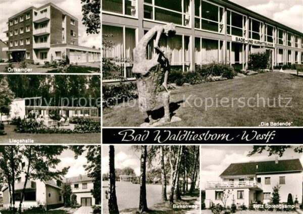 Bad Waldliesborn Die Badende Liegehalle Ortkemper Birken