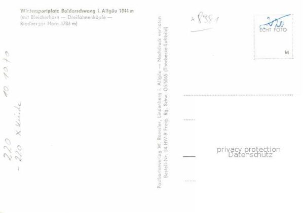Balderschwang Fliegeraufnahme Dreifahnenköpfe – Bild 2