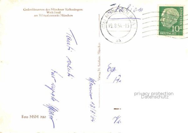 Muenchen Denkmal Weiss Ferdl am Viktualienmarkt – Bild 2