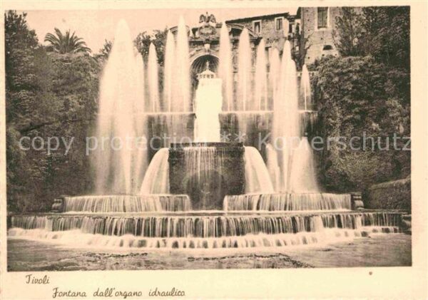 Tivoli Fontana dall'organo idraulica