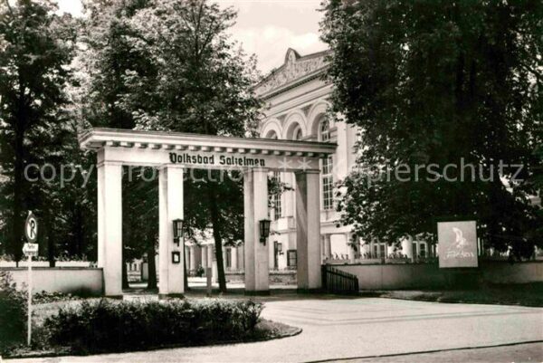 Bad Salzelmen Eingang zum Voklsbad