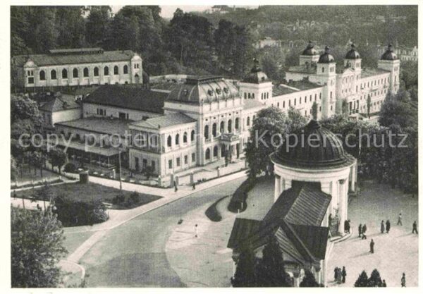Marienbad Tschechien Boehmen Ferdinandsbrunnen Kursaal Neubad