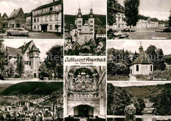 Amorbach Miltenberg Konventbau Amorsbrunn Seegarten Abteiki
