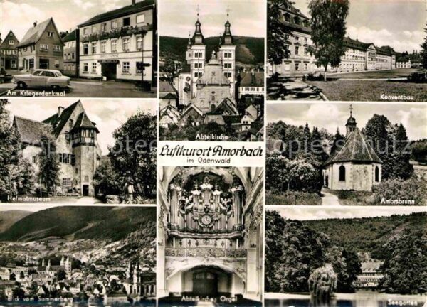 Amorbach Miltenberg Konventbau Amorsbrunn Seegarten Abteiki