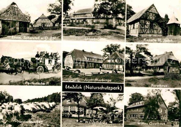Undeloh Ehemaliger Schafstall Postkutsche Heids