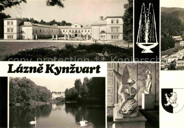 Bad Koenigswart Tschechien Kurhaus Kurgarten See