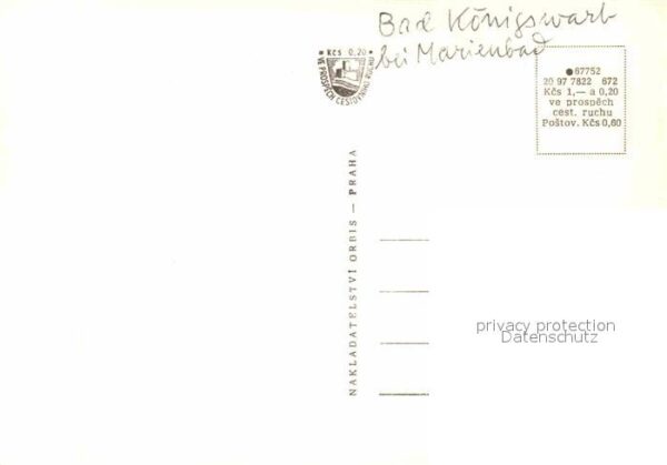 Bad Koenigswart Tschechien Kurhaus Kurgarten See – Bild 2