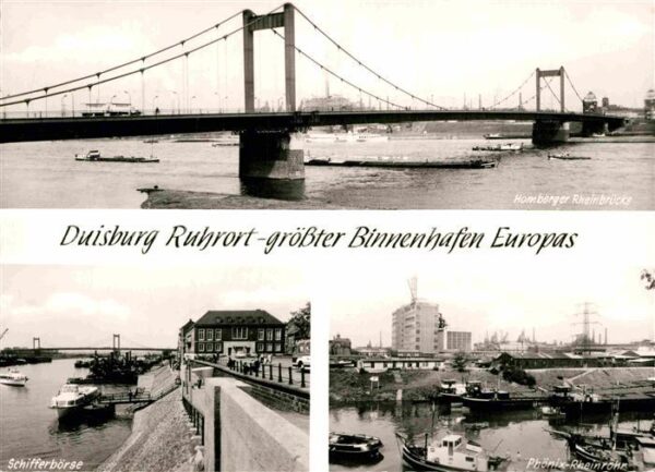 Duisburg Ruhr Binnenhafen  Schifferbörse Phönix Rhein