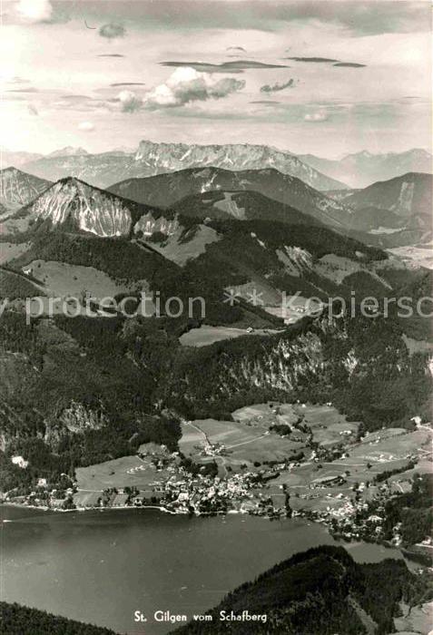 St Gilgen Wolfgangsee Blick vom Scharfberg