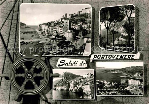 Portovenere Hafen Grotte Panorama Bucht
