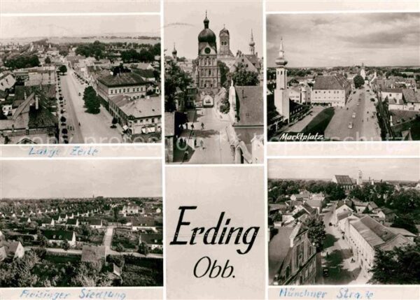 Erding Marktplatz Lange Zeile Freisinger Siedl