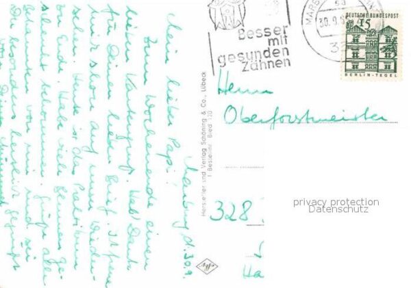 Biedenkopf Teilansicht Schloss Heimatmuseum Marktp – Bild 2