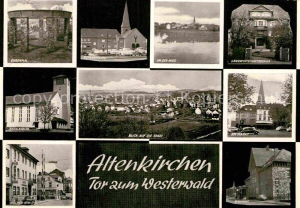 Altenkirchen Westerwald Ehrenmal Katholische Kirche Kölner Stra