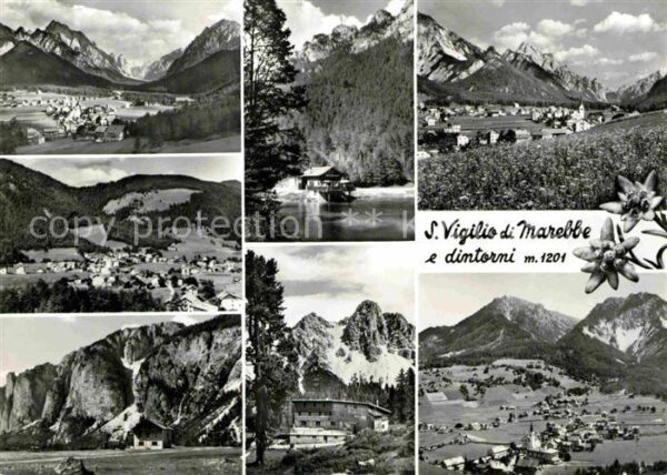 San Vigilio di Marebbe See Panorama Berge Teilansicht
