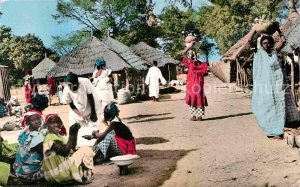 Typen Afrika Village Africain