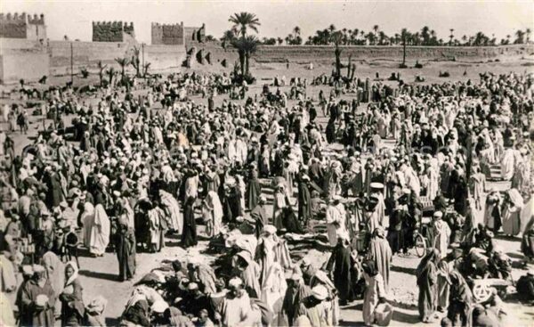 Typen Afrika Marche Markt
