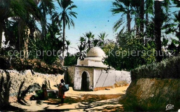 Typen Arabien Marabout dans l'Oasis