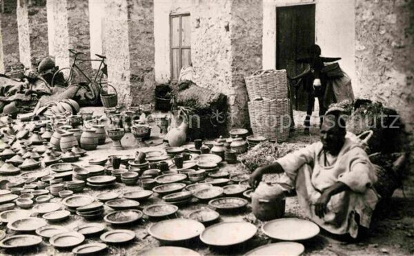 Typen Arabien Souk aux Poteries Maroc