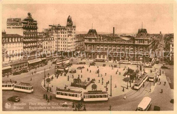 Strassenbahn Bruxelles Place Rogier Gare du Nord