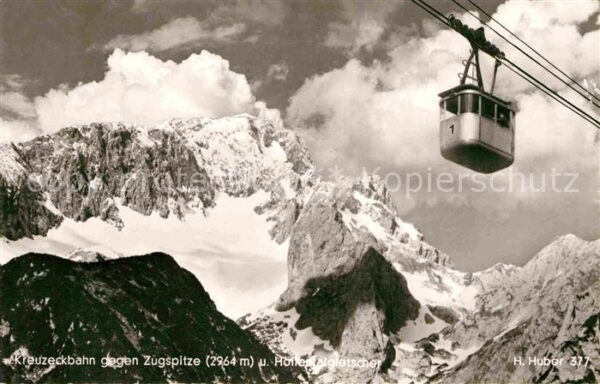 Seilbahn Kreuzeck Zugspitze Höllentalgletscher F