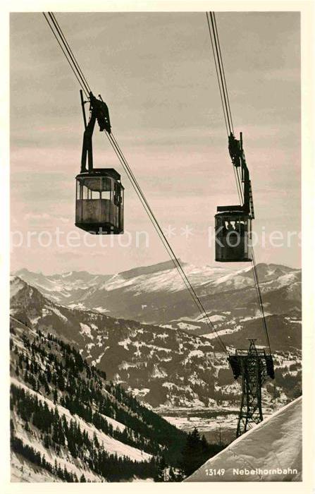 Seilbahn Nebelhorn Kreuzung Oberstdorf