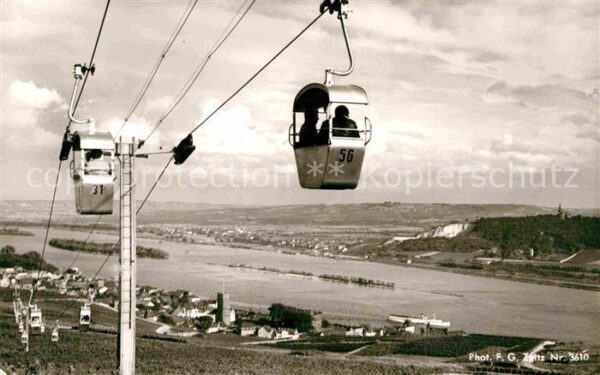 Seilbahn Rüdesheim Foto-F.G.-Zeitz-Nr. 3610