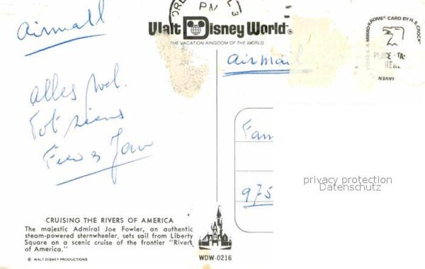 Walt Disney World Sternwheeler Admiral Joe Fowler Rivers – Bild 2