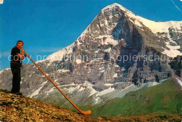 Alphorn Alphornbläser Kleine Scheidegg Eiger