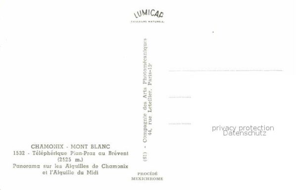 Seilbahn Telepherique Plan-Praz Brevent Aiguille – Bild 2