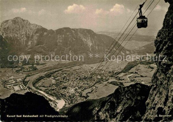 Foto Baumann E. Nr. 6 Predigtstuhl-Seilbahn Bad Reichenhall