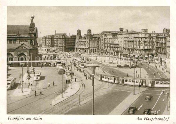 Strassenbahn Hauptbahnhof Frankfurt am Main