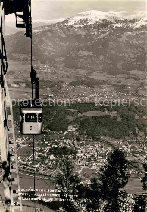 Seilbahn Goldeck Spittal-Millstättersee Seeboden