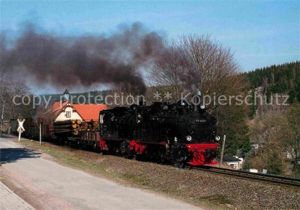 Lokomotive 996101 Harzer Schmalspurbahn Haltepunkt