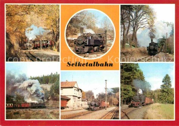 Lokomotive Selektalbahn Bahnhof Alexisbad Strassbe