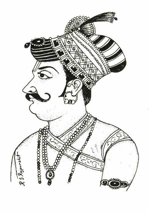 Kuenstlerkarte R.S. Rajpurohit Bikaner Style Head Gear