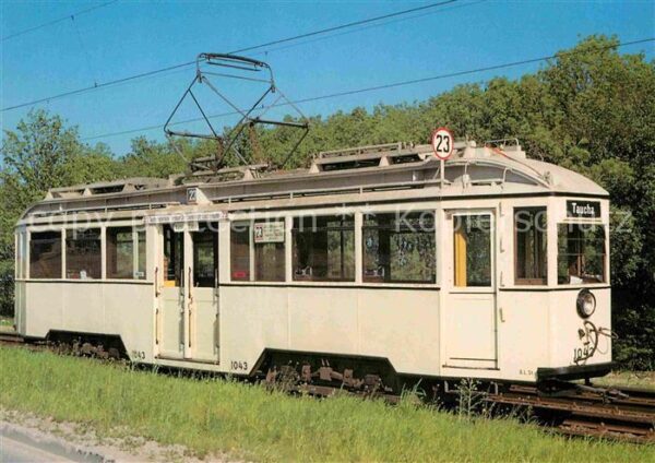 Strassenbahn Triebwagen 1043 Typ 29 Leipzig