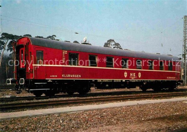 Eisenbahn Klubwagen WG 4ü 09-40505 Bauart Hecht
